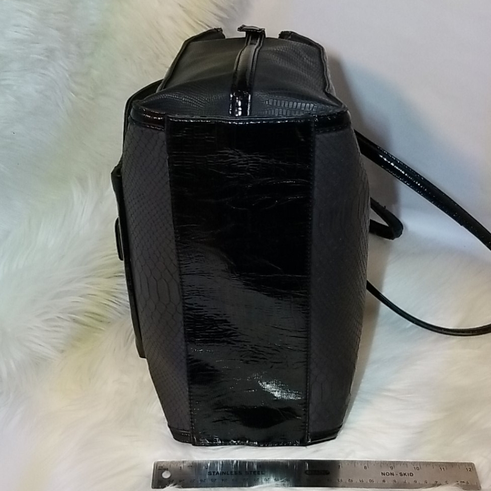 Guess Python Embossed Satchel - image 7